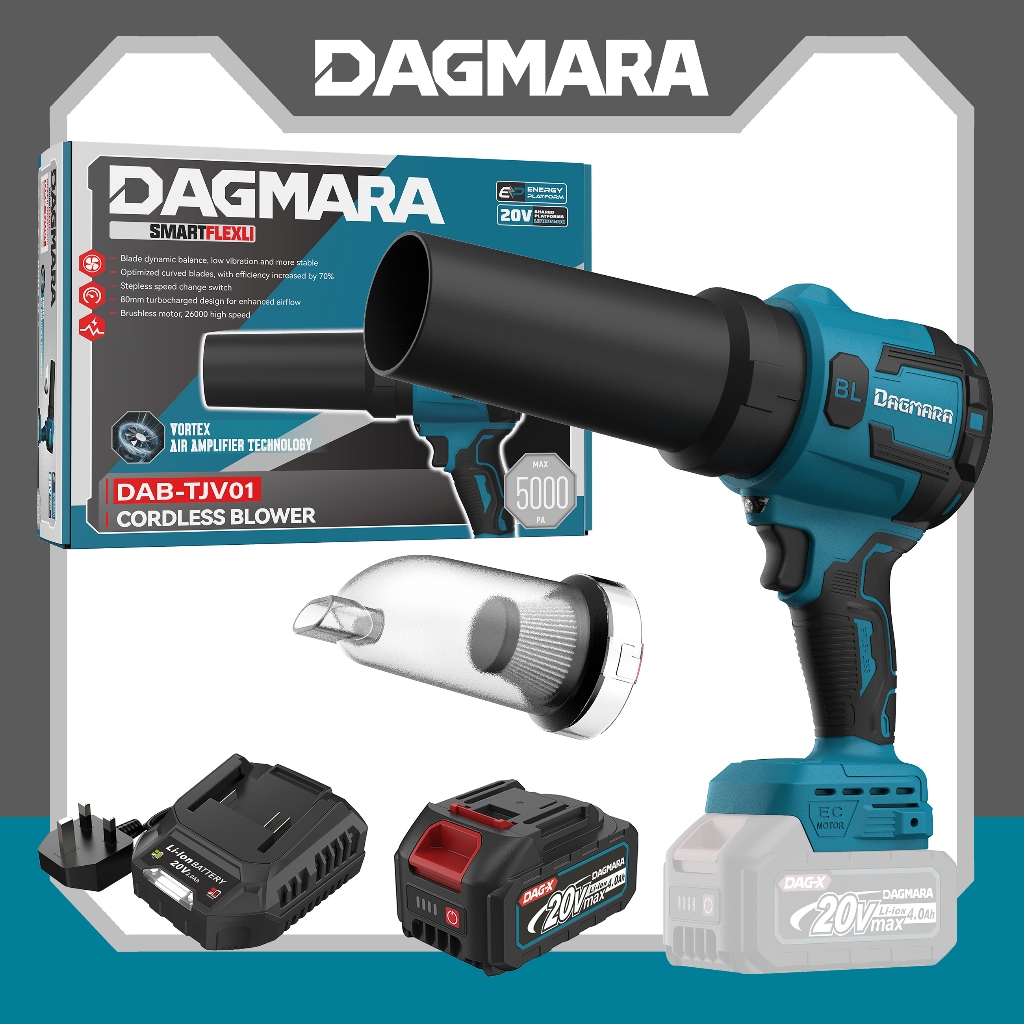 DAGMARA DAB-TJV01 Brushless Handheld TurboJet Fan,Instantaneous Thust ...