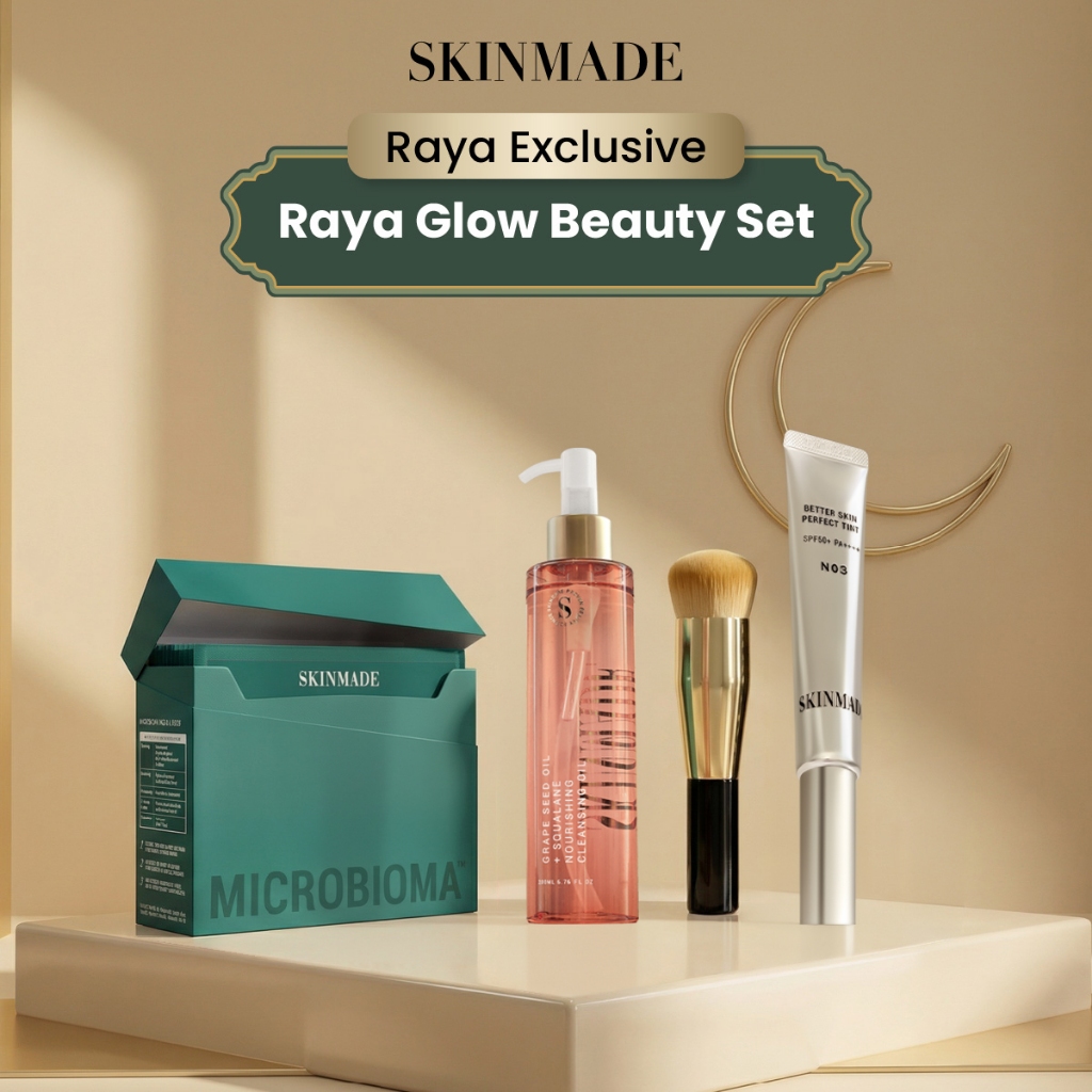 [RAYA EXCLUSIVE SET] SKINMADE Raya Glow Beauty Set – Cleansing Oil ...