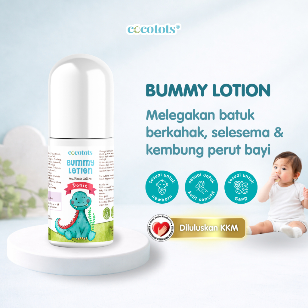 COCOTOTS Bummy Lotion 50g Losyen Roll On Melegakan Masalah Batuk ...