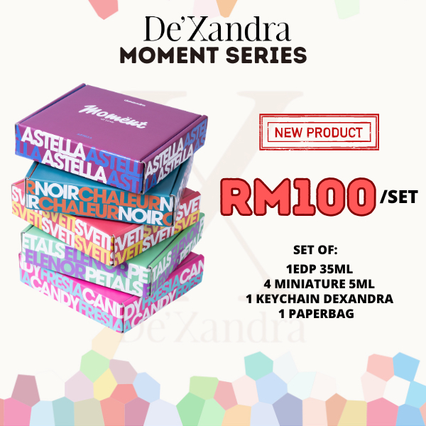 DeXandra Moment Perfume Set Raya + 4 Mini Perfume + 1 Perfume | Gift ...