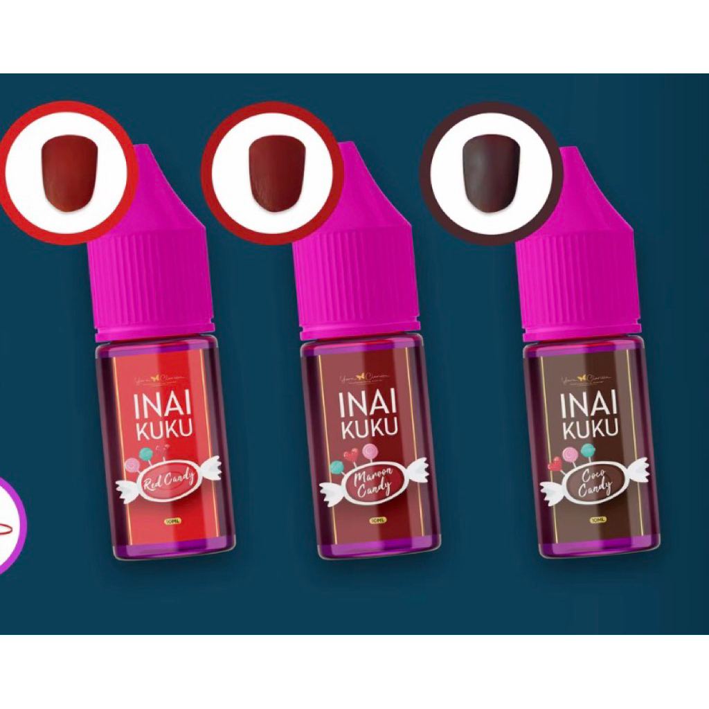 INAI YARA CLARISSA - Inai Kuku Red (Merah) Yara Clarissa | Shopee Malaysia