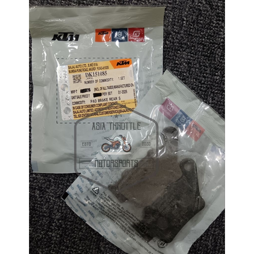 KTM BRAKE PADS FRONT REAR DUKE RC ADVENTURE 200 250 390 | Shopee Malaysia