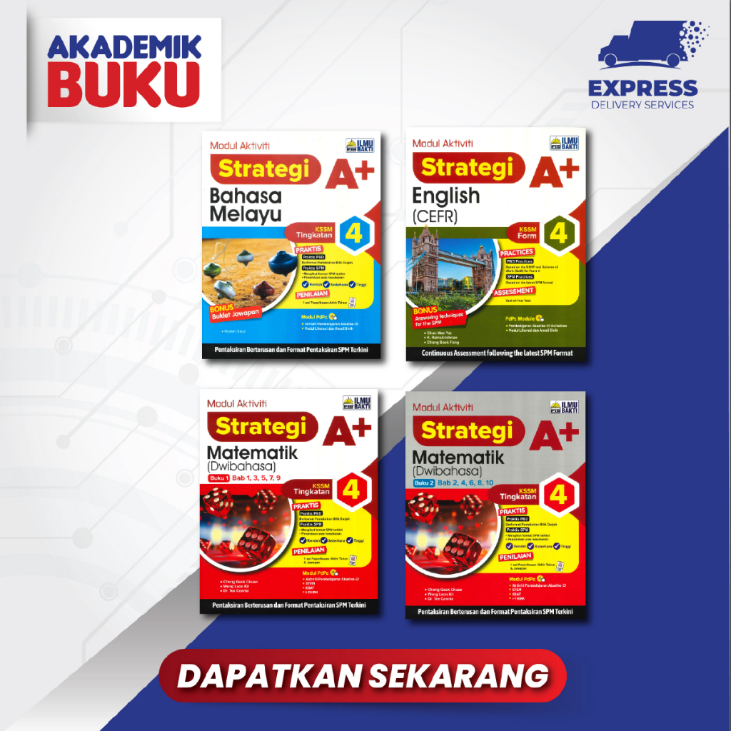 Akademik Buku PIB Buku Latihan Modul Aktiviti Strategi A+ KSSM ...