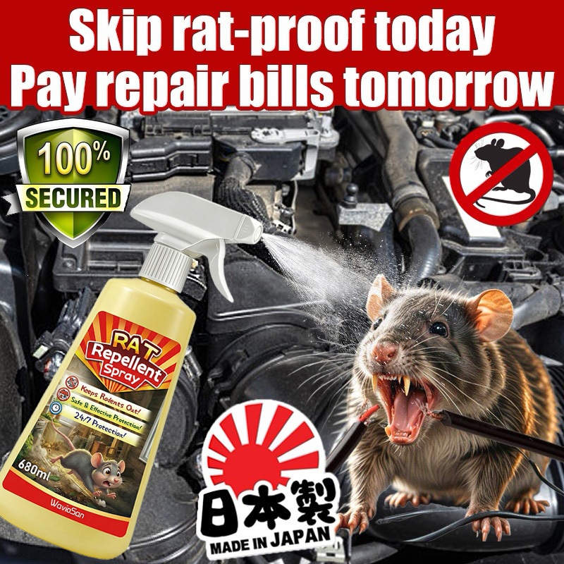 Rat Repellent Spray TL 10-Year Mouse-Free Protection, Advanced Formula ...