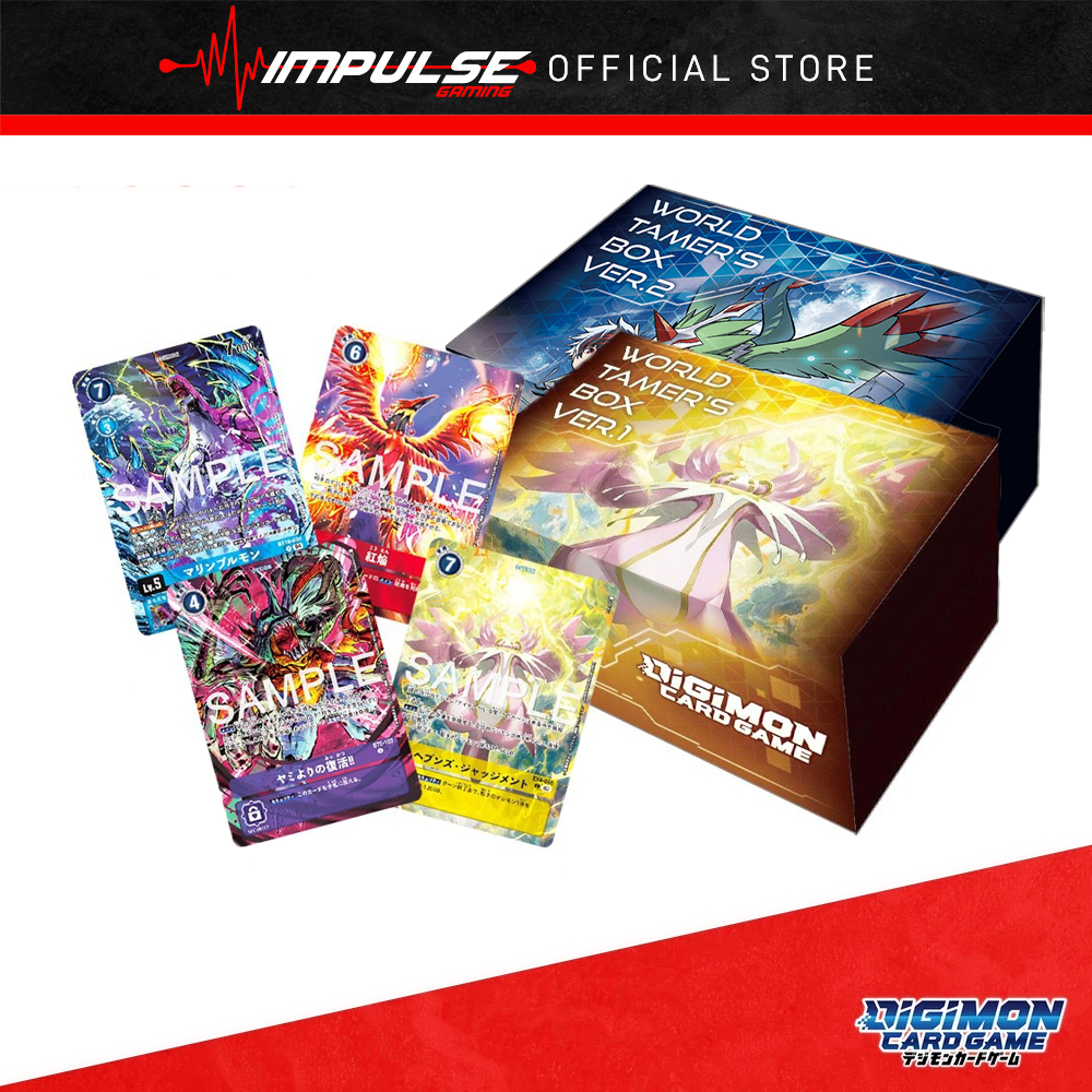 Digimon TCG [JAPAN VERSION] World Tamer's Box - Vol.1 /Vol. 2 / PB-19 Omnimon  Binder Set | Shopee Malaysia