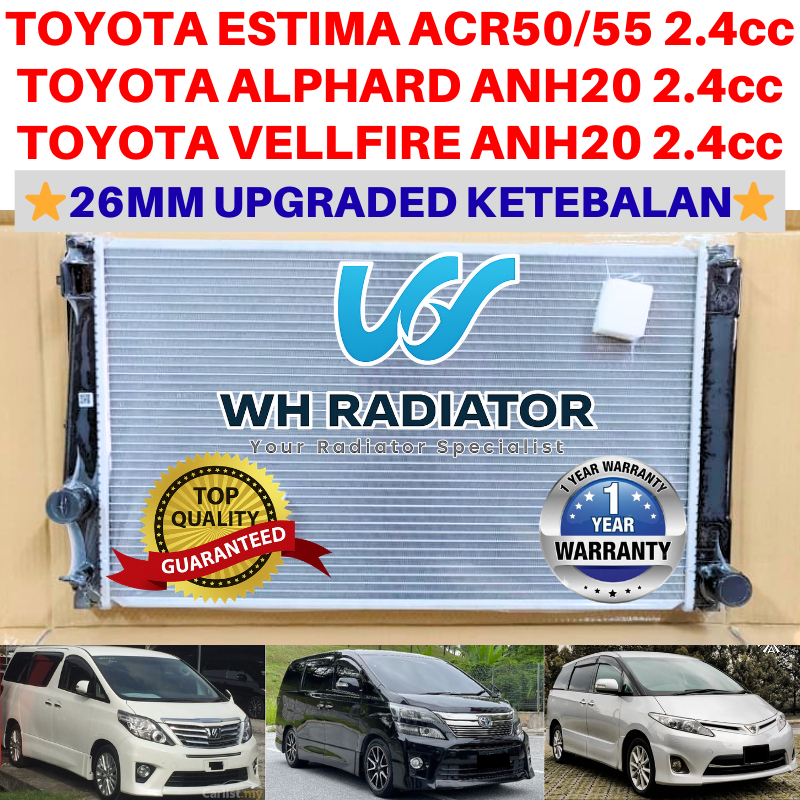 TOYOTA ESTIMA ACR50 2.4cc / ALPHARD 2.4cc / VELLFIRE ANH20 2.4cc (26mm ...