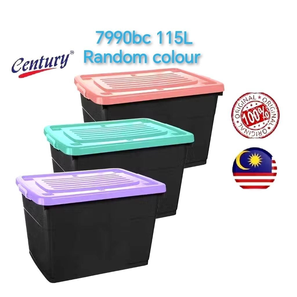 7990SC Century Storage Box W/Wheel 115L | Shopee Malaysia