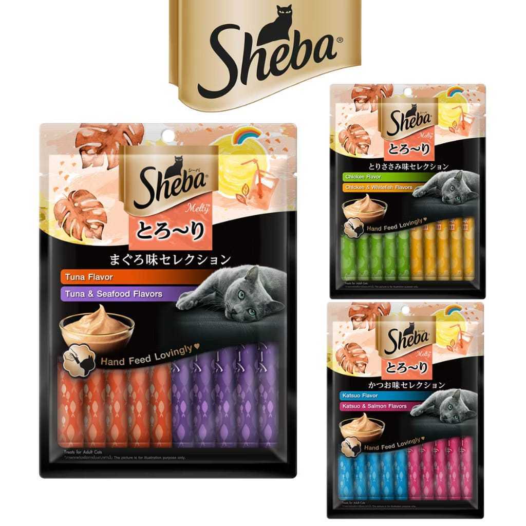 Sheba Melty Mix Flavour Creamy Cat Treats Cat Snacks 12g x 20pcs ...