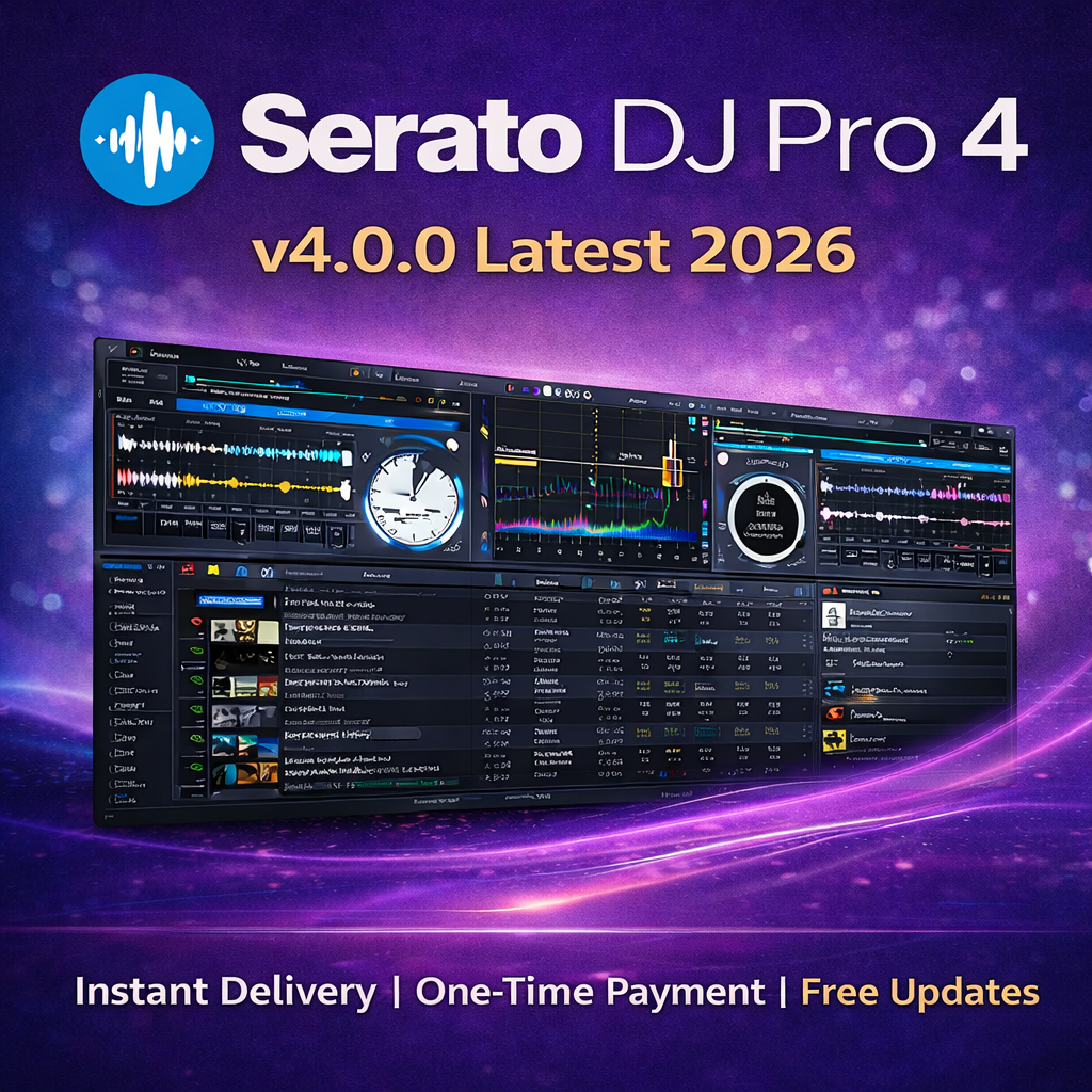 Serato DJ Pro 4 v4.0.0 Latest 2026 Lifetime For Windows & MacOS 64-bit ...