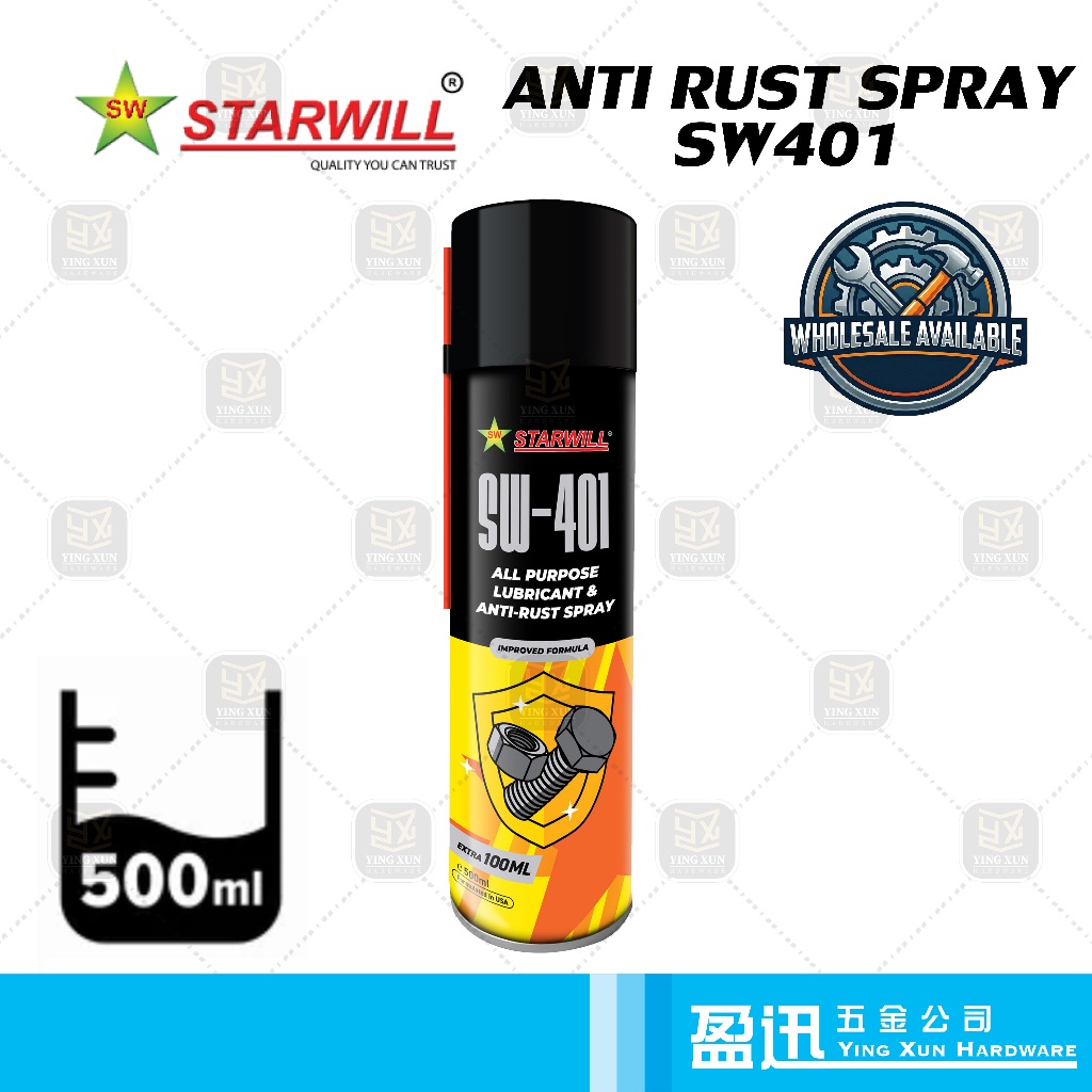 Starwill Anti Rust Spray Serbaguna Multi Purpose Pelincir Lubricant ...