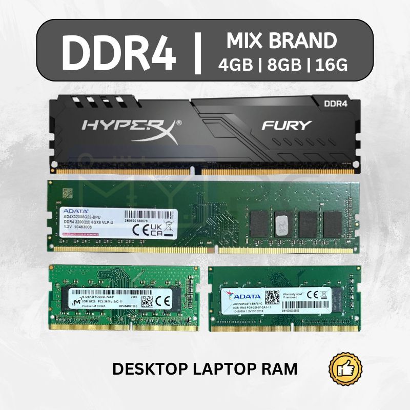 *Local Stock DDR4 MIXBRAND RAM Desktop Laptop 2133Mhz 2400Mhz 2666Mhz ...