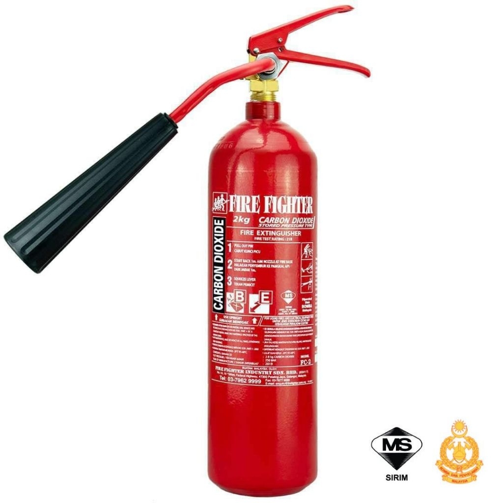 Unique Co2 Fire Extinguisher (Sirim Cert) 2KG | Shopee Malaysia