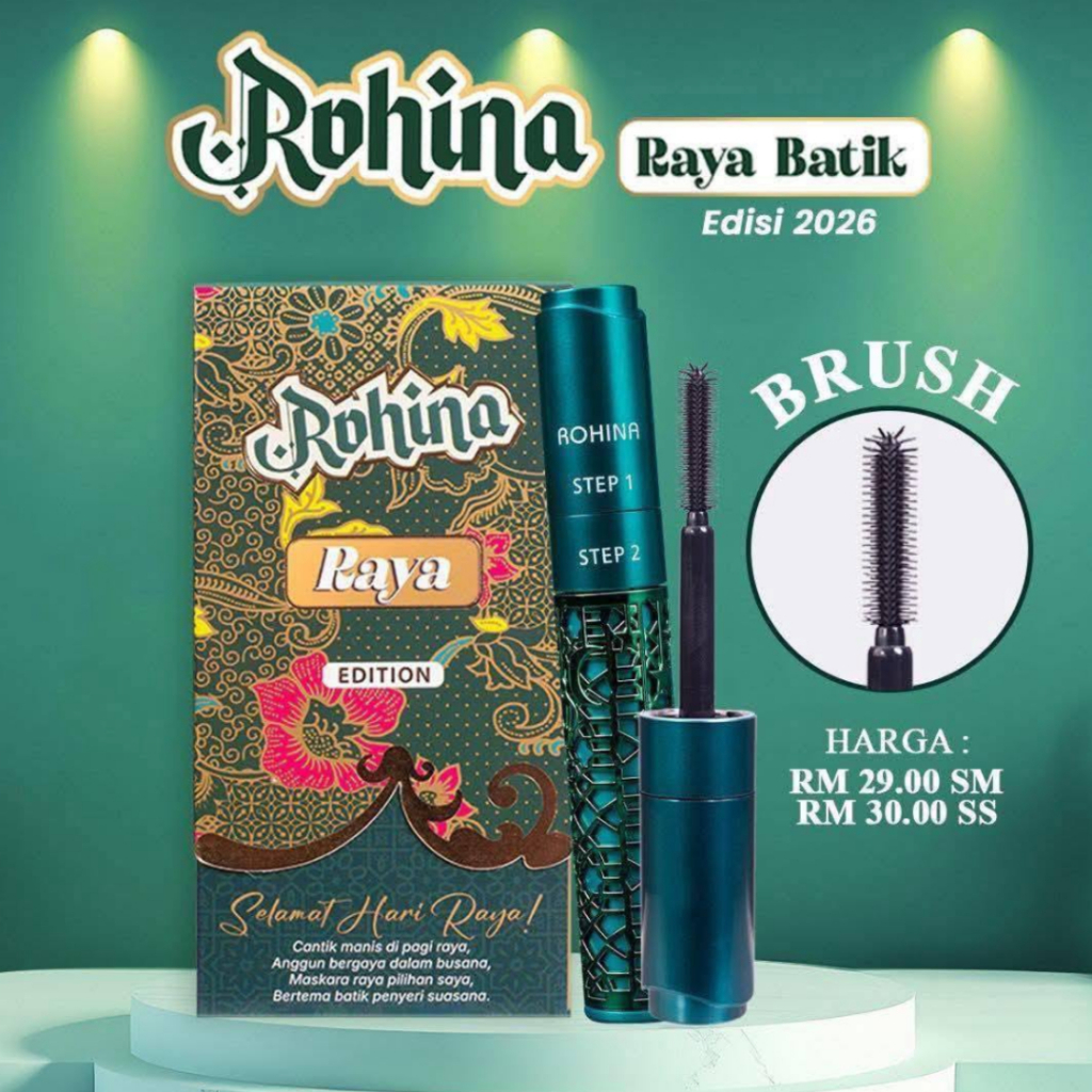 Rohina Mascara Edisi Raya Edition 2026 Rohina Batik New Baru Two Step ...
