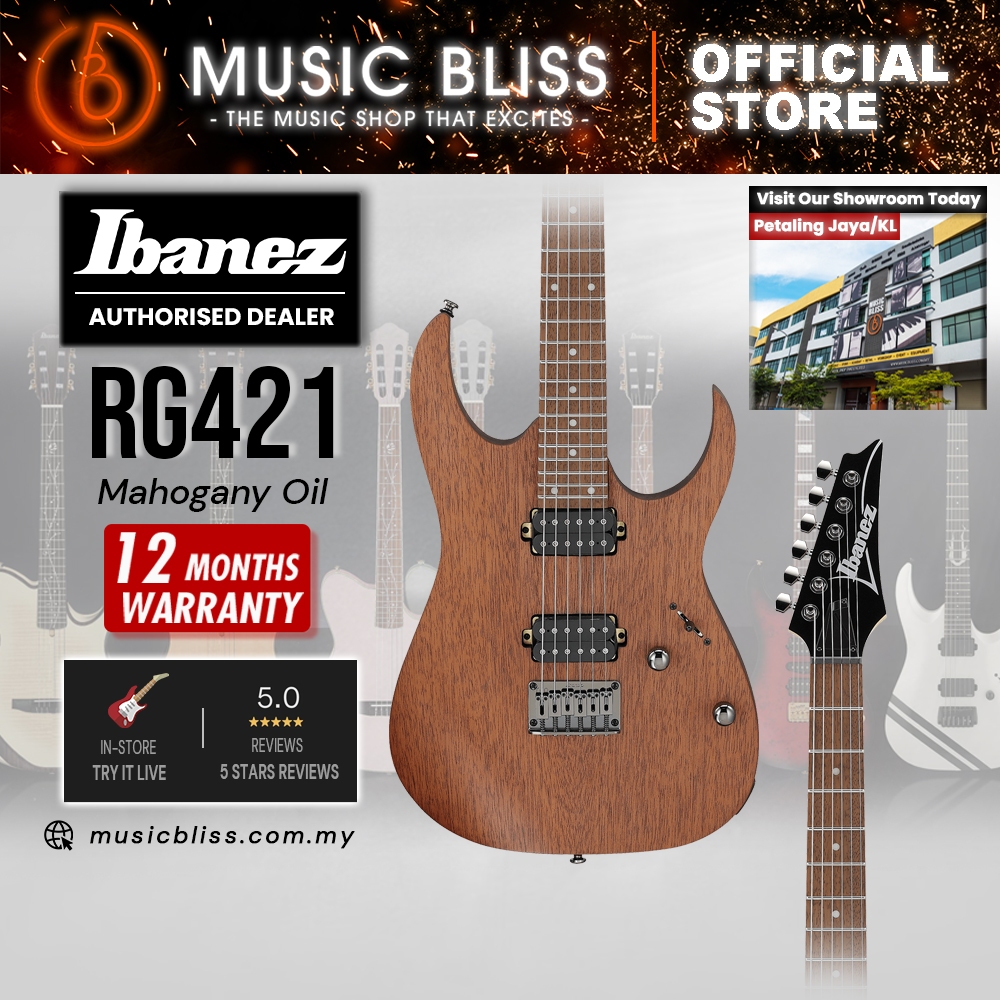 Ibanez RG421 Electric Guitar - Mahogany Oil (RG421-MOL) | Shopee Malaysia