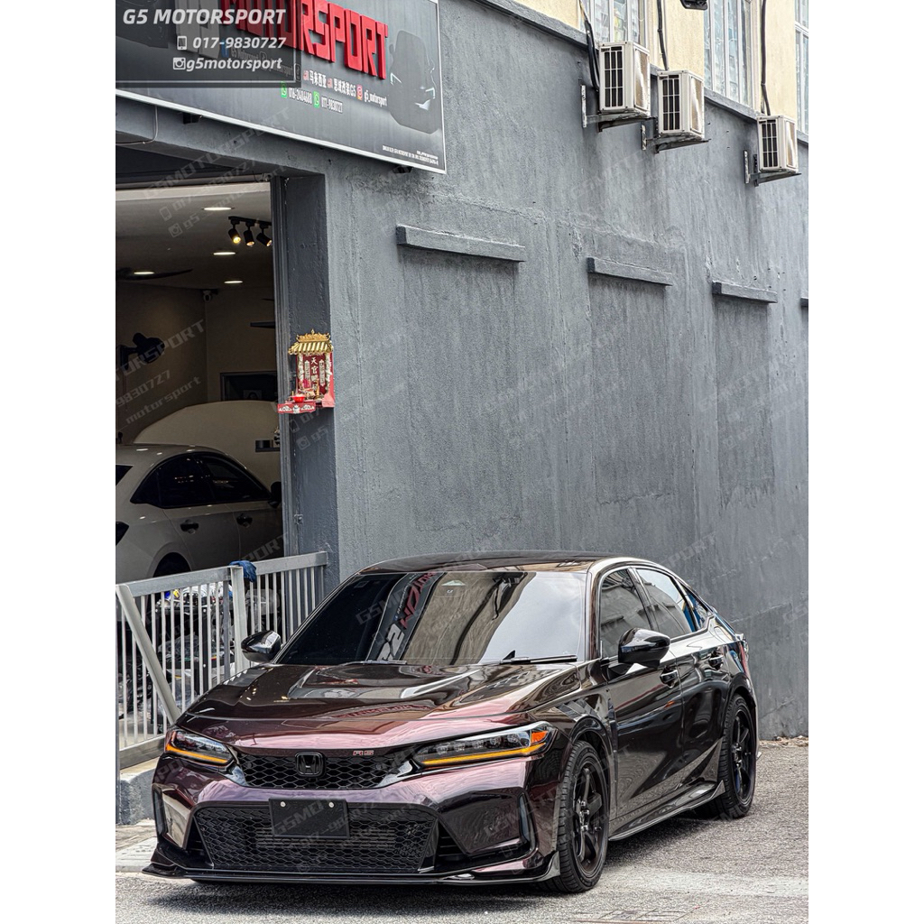Honda Civic FE Type R Bumper Front Lips Am Design | Shopee Malaysia