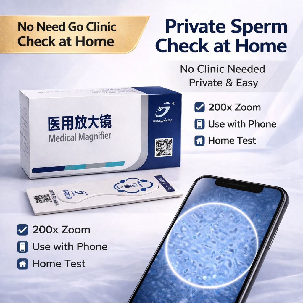 🇲🇾 Sperm Test Kit Magnifier | Kit Ujian Sperma Lelaki | Motility ...