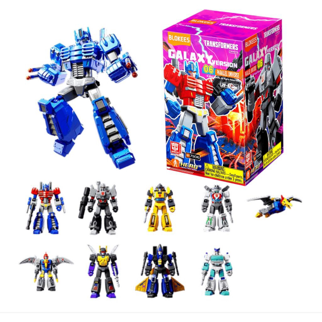 Blokees Transformers Galaxy Parallel Universe Version 06 IDW Orion Pax ...