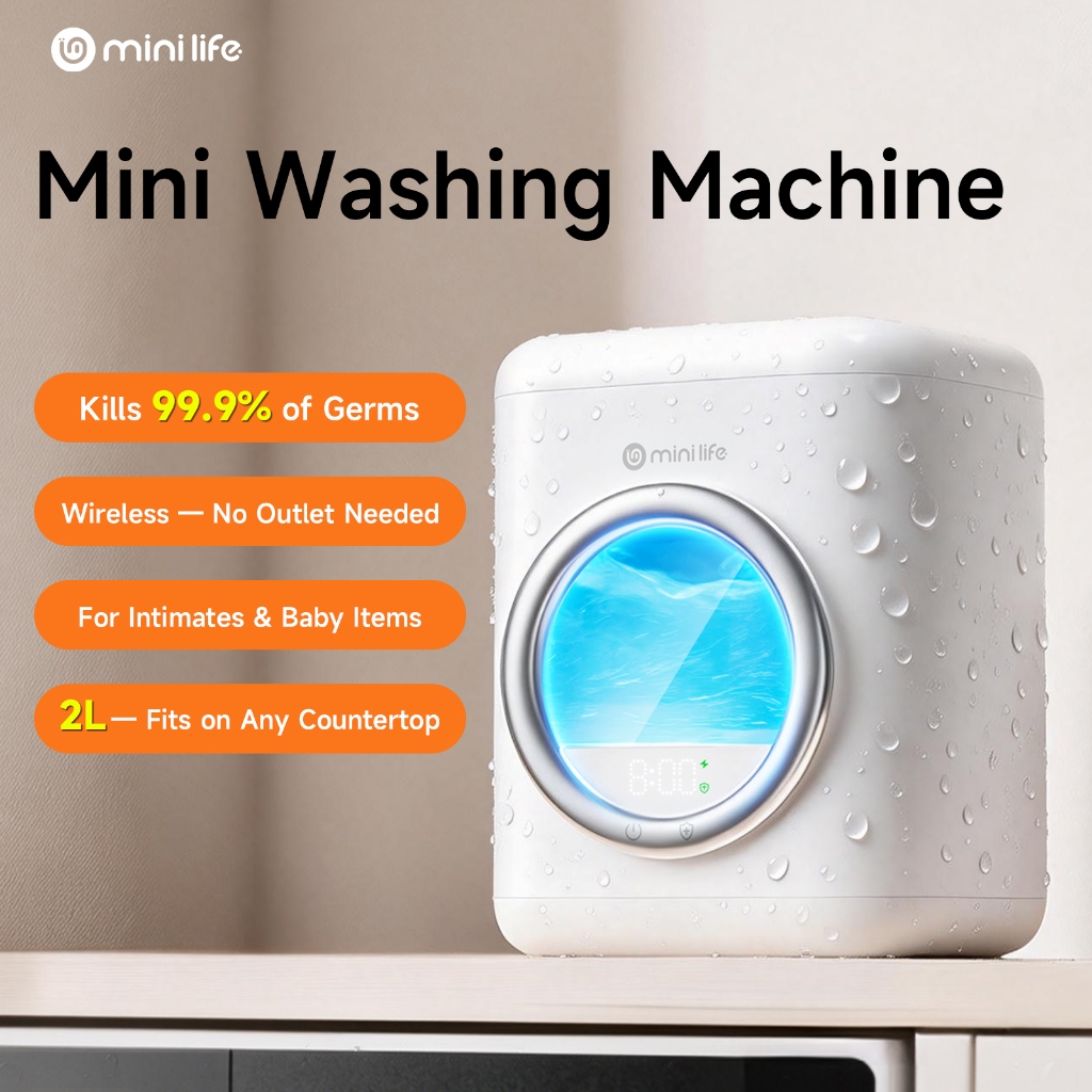 mini life Sterilisasi >99.9% Mesin Cuci Mini Isi Semula Boleh Cas Mudah ...