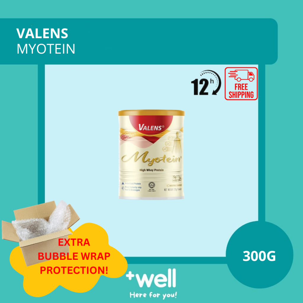 EXP: 12/2026 VALENS MYOTEIN HIGH WHEY PROTEIN POWDER 300G | Shopee Malaysia