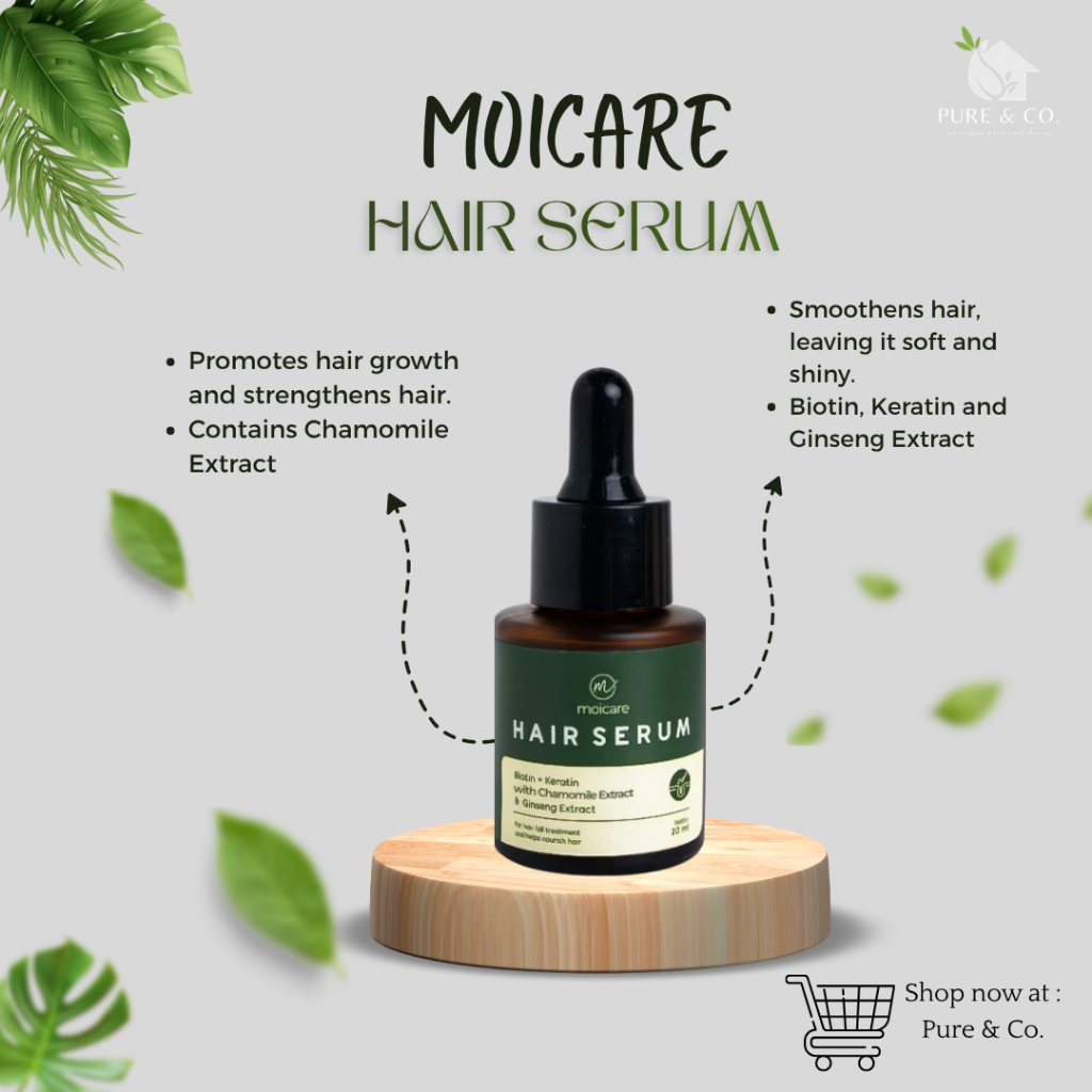 MOICARE HAIR SERUM - ANTI HAIR FALL TREATMENT WITH BIOTIN KERATIN ...