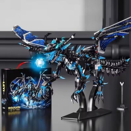 1607pcs Game Series of Rights 68258 Xinda Dragon Boy Puzzle Assembly Building Block Model Toy Gift