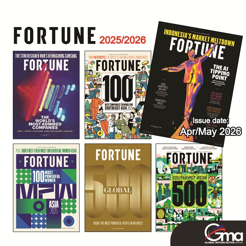 (Single issue sales) Fortune Magazine, Asian Edition | Shopee Malaysia