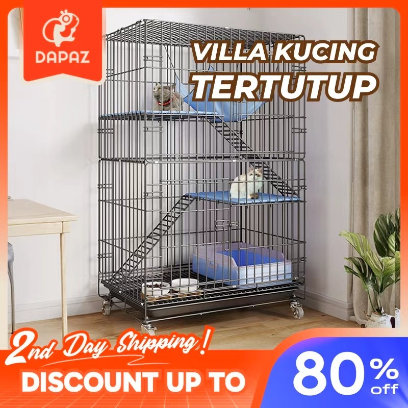 Dapaz Sangkar Kucing Besar Cat Cage Cat House Pet Cage Big Size Large ...