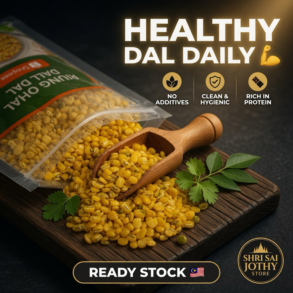 Yellow Split Mung Dhal 500G | Kacang Dal Kuning Premium | Indian Toor ...
