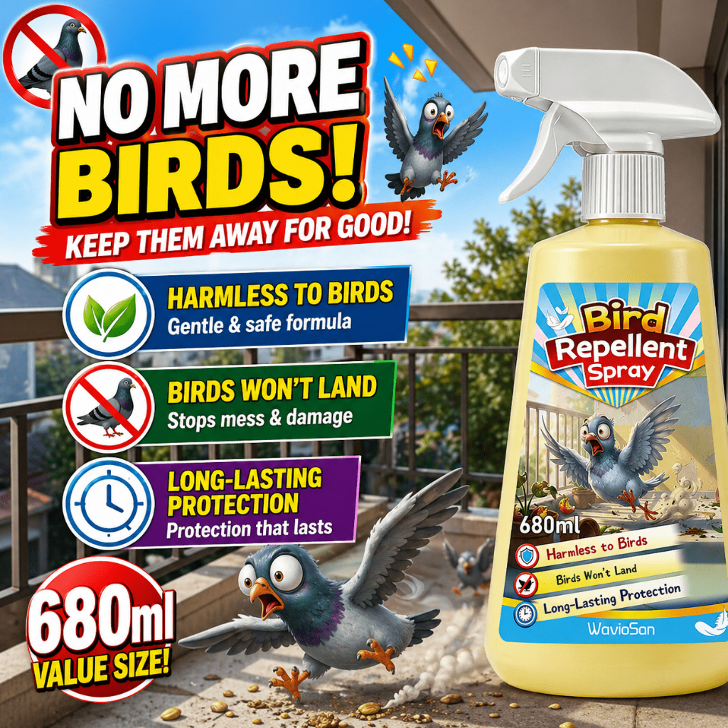Large 680ml VC Bird repellent spray Penghalau burung bertenggek Pigeon ...