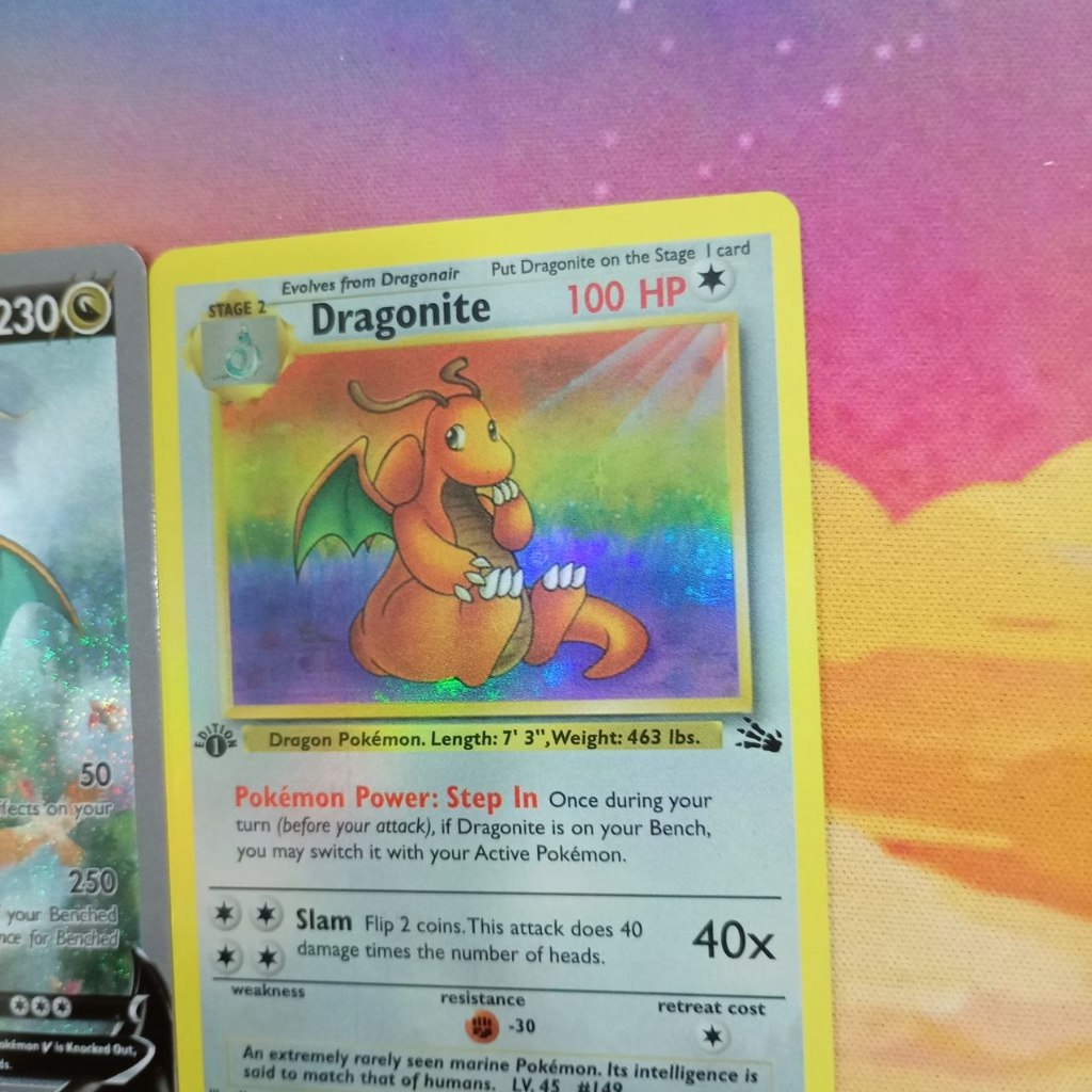 pokemon mcdonalds card packs POKÉMON CARD GAME S7R 042/067 RR Dragonite V main image 0
