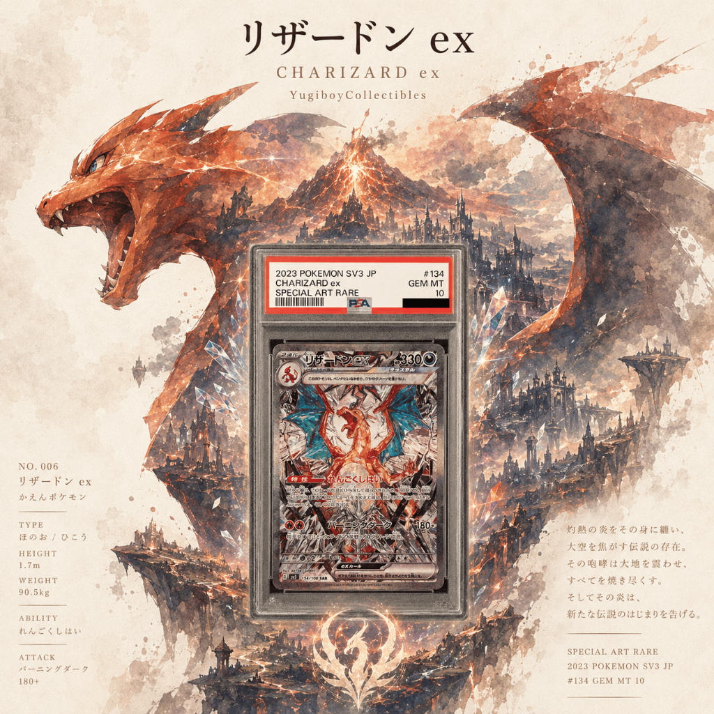 PSA 10 CHARIZARD ex SAR 134/108 [SV3] Ruler of the Black Flame