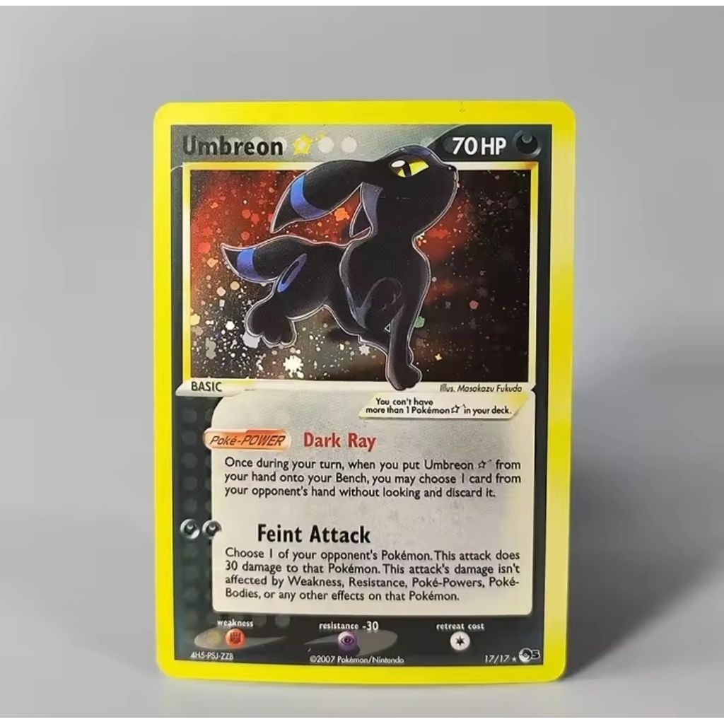 EN) Umbreon [Gold Star] #17 Pokemon POP Series 5 (P5) #17 Gred SV Vintage  Ptcg Tcg Pokemon card game limited | Shopee Malaysia