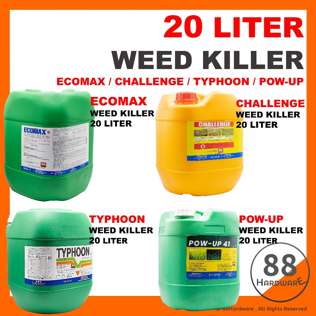 【20L】Ecomax Racun Rumput 20L Racun Lalang dan Rumput Weed Killer Racun ...
