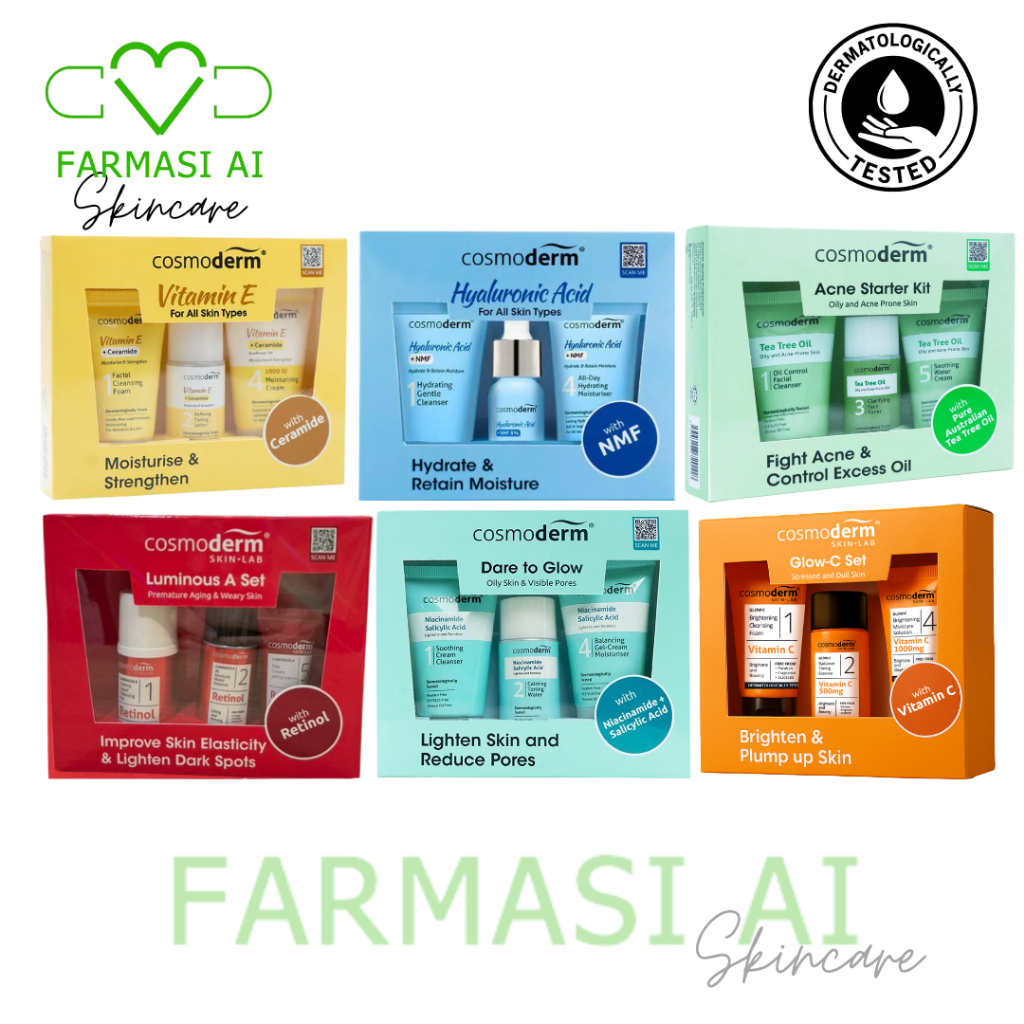 [REFER DESCRIPTION!] Cosmoderm Starter Kit (Exp Date in Description ...