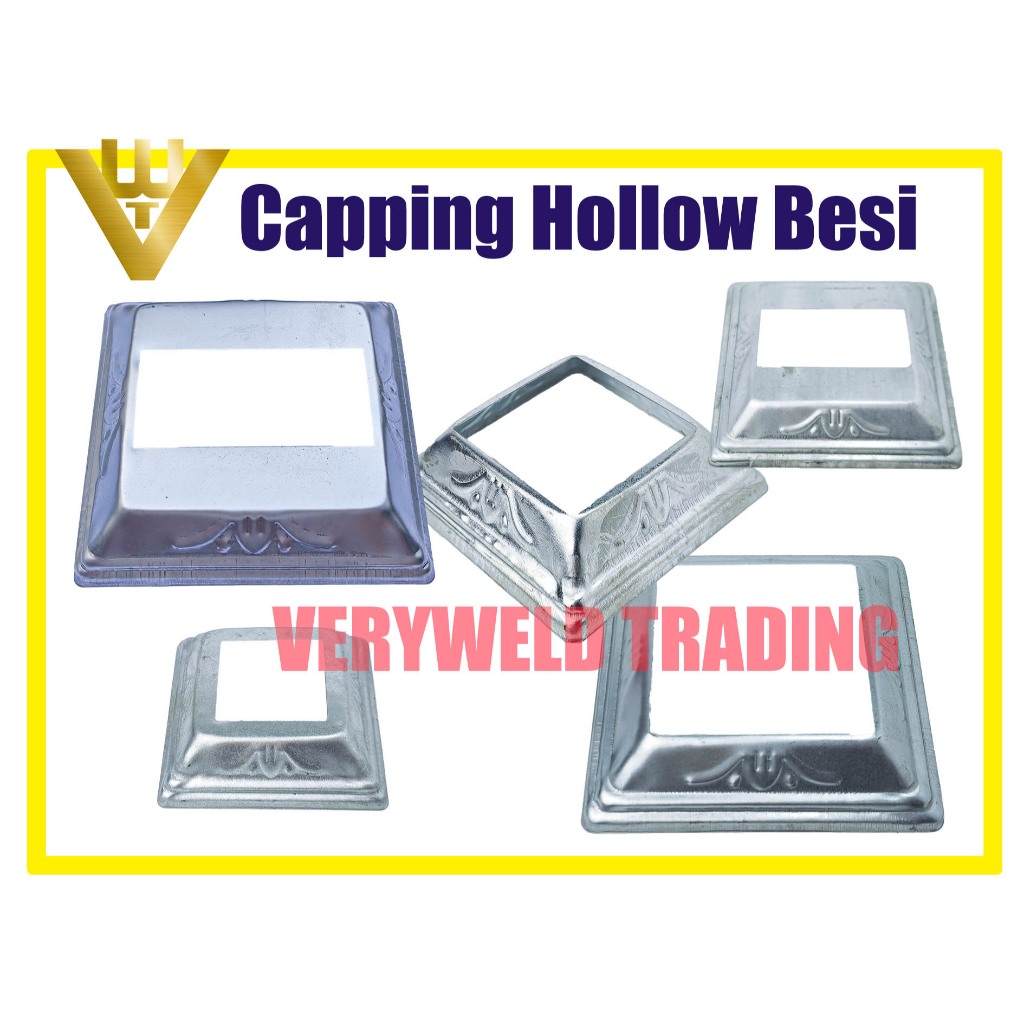 VERYWELD Hollow Capping Tapak / Square Leg Capping / Hollow Base Cap ...