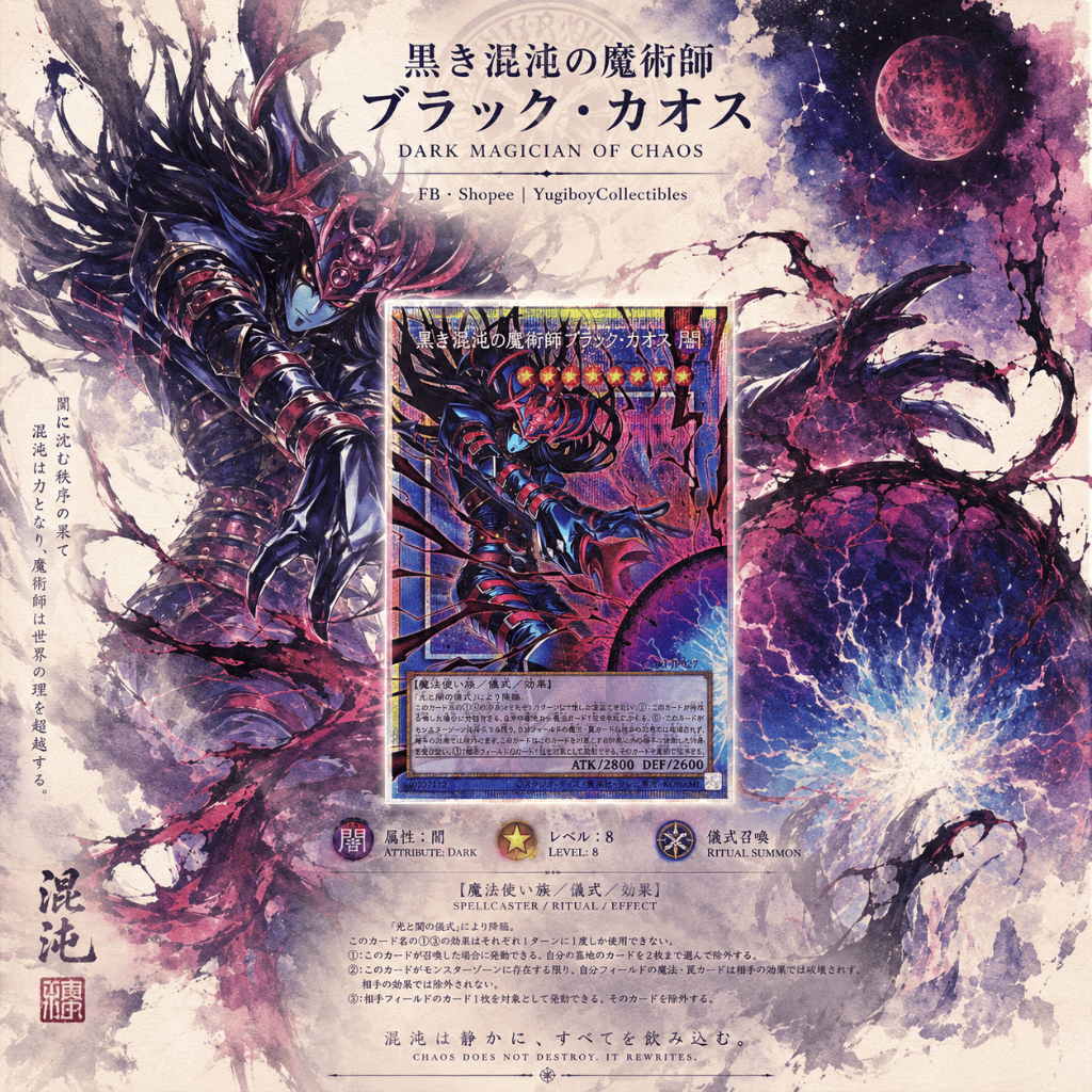 CORI-JP027 Black Chaos the Dark Chaos Magician PSER Overframe
