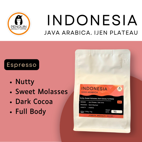 Indonesia Java Arabica . Dark Roast Coffee . 100 % Arabica Coffee Bean ...