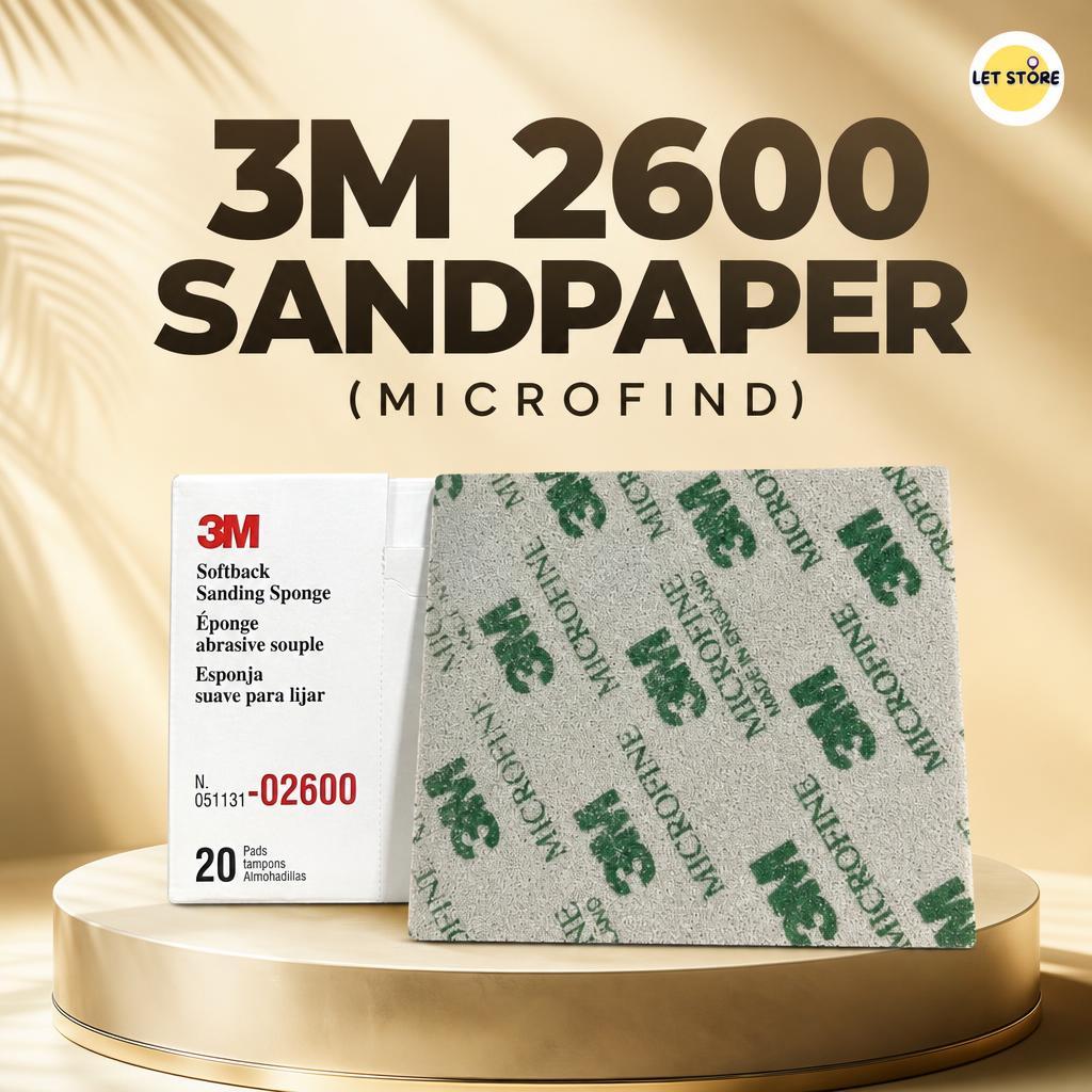 3M Microfine 2600 Model Sand Paper Microfine 3M Sponge Sand Slice 2600 ...