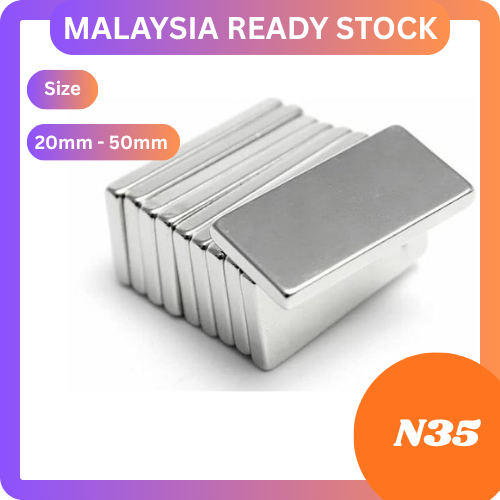 N35 Rectangular Super Magnet 20mm - 50mm Rectangular Neodymium Magnet ...