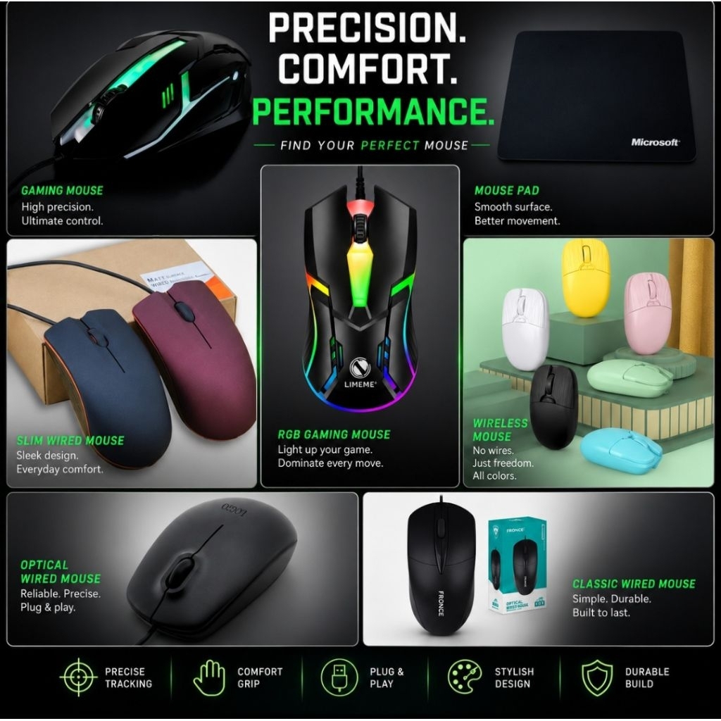 Malaysia Local Seller Usb Wire Optical Mouse color mouse computer mouse ...
