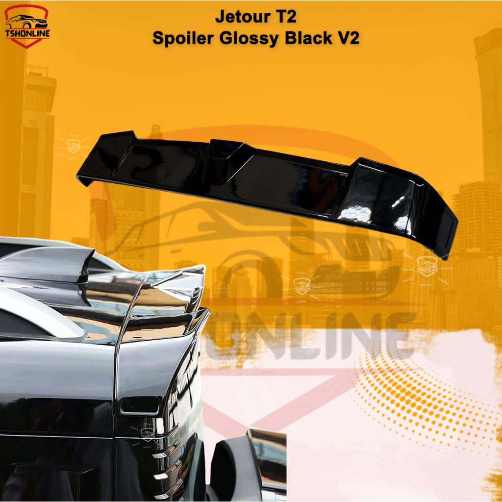 Rear Trunk Spoiler V2 Wing Rear Roof Spoiler Roof Wing Body Kit Jetour ...