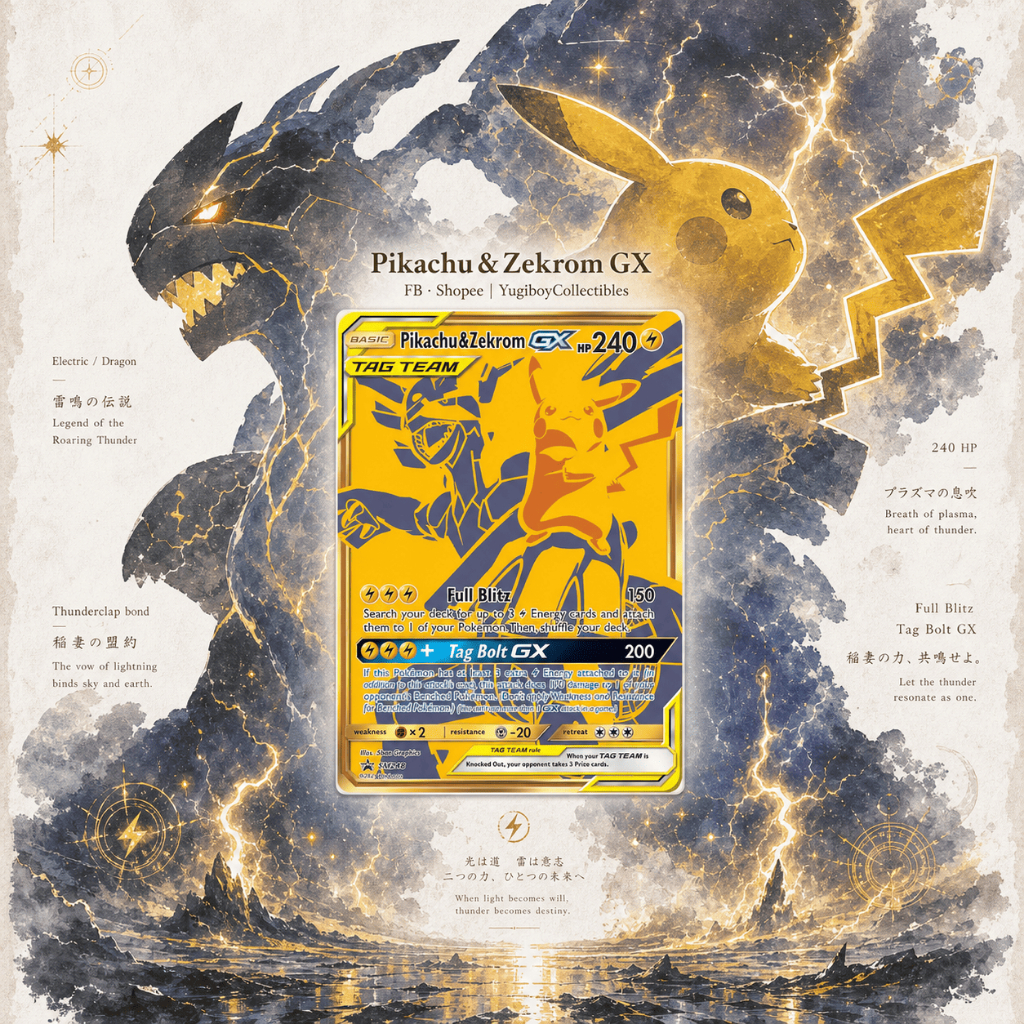 Pikachu & Zekrom GX SM248 Promo – SM Black Star Promos
