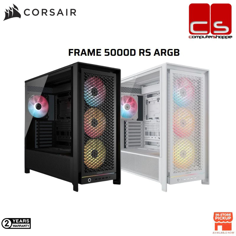 CORSAIR FRAME 5000D RS / FRAME 5000D RS ARGB High-Airflow Mid-Tower PC ...