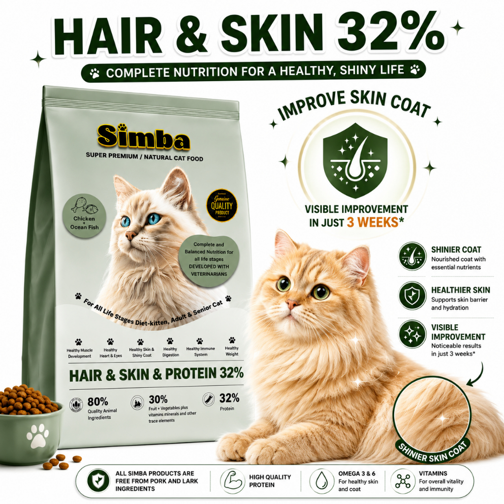 MAIN ORIGINAL SIMBA Premium Kibbles 10kg Makanan Kucing Direct Kilang ...