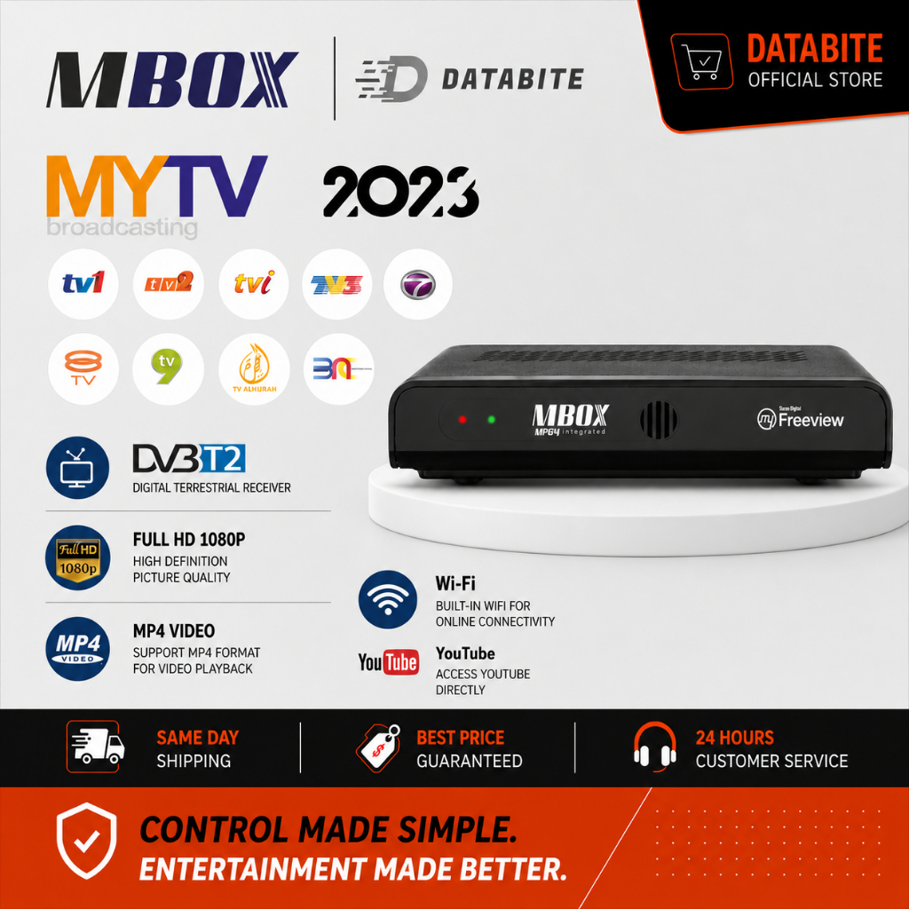 MBOX Decoder T2 myFreeview MyTv Broadcasting Dekoder T2 FHD Free ...