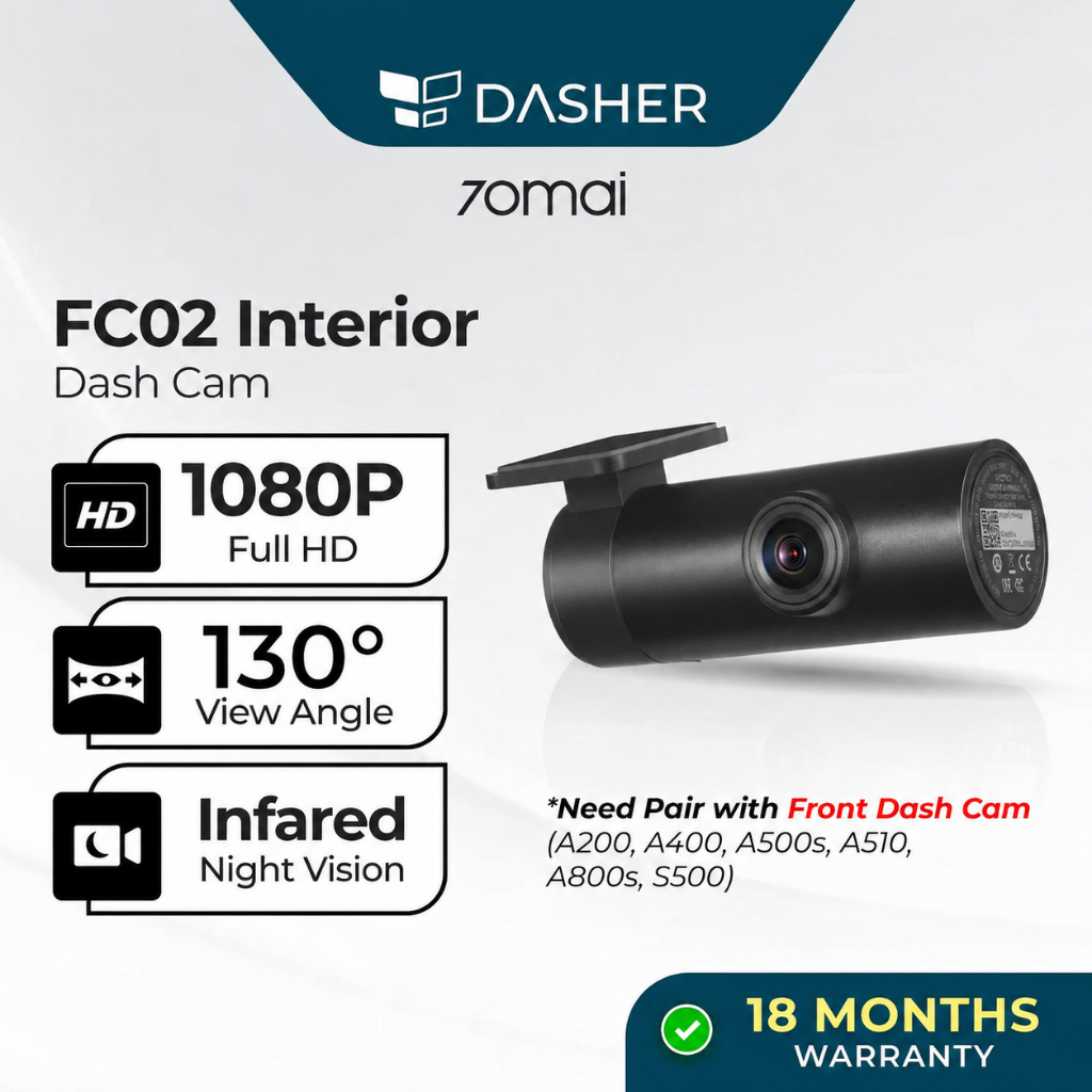 [Add on Module]70mai Interior Dash Cam FC02 Car Camera Recorder 1080P ...