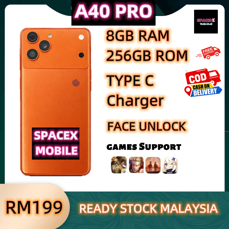 New Arrival 2026 OP A40 Pro 8GB/256GB Type C | Shopee Malaysia
