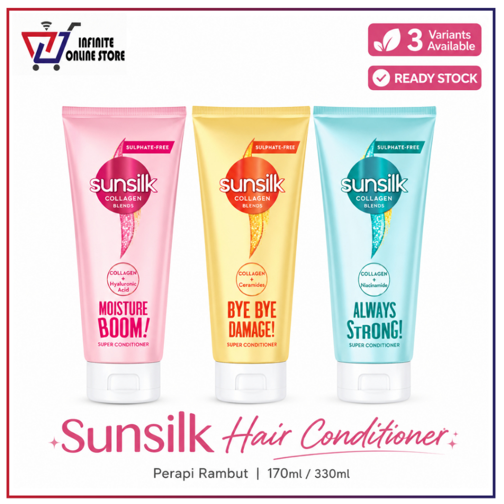 Sunsilk Hair Super Conditioner Collagen Blends 170ml / 330ml | Perapi ...