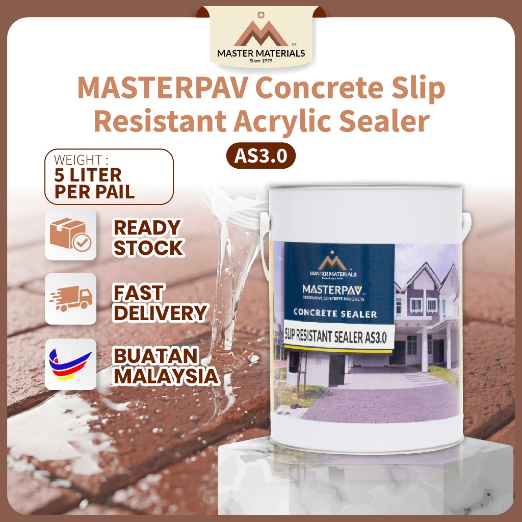 MASTERPAV Slip Resistant Acrylic Sealer AS3.0 (5L) | Shopee Malaysia