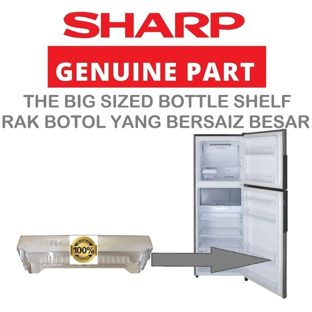 Original Sharp Bottle Shelf For Model SJ-FTS11AVS SJ-FTS12AVS J-RX34E ...